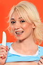 Moretta Shows Her Braces
