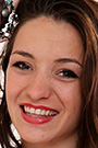 Anastasia Lavey in Red Stockings